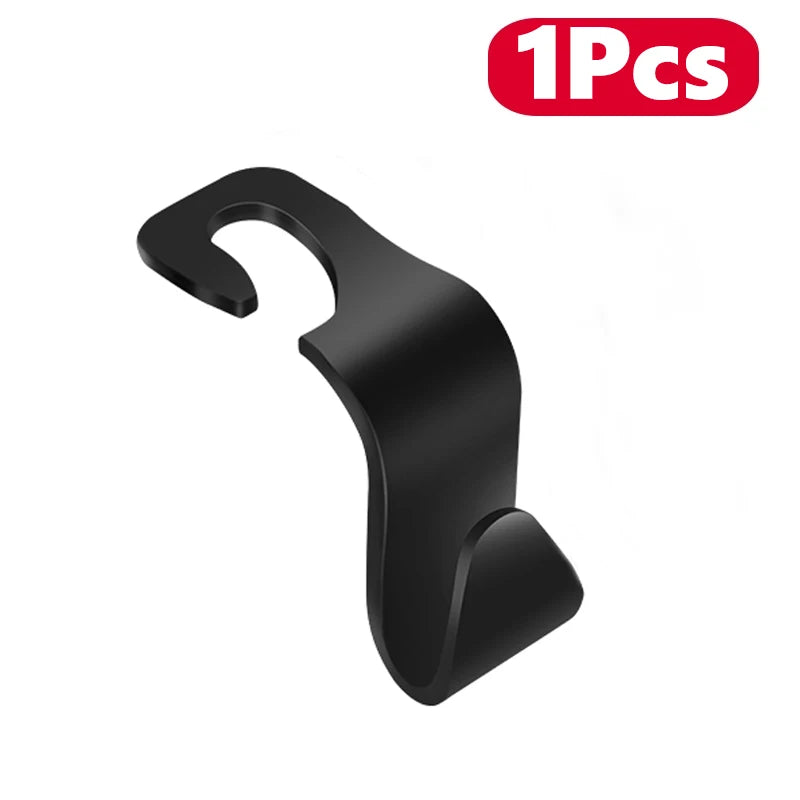 Car Seat Back Hooks with Headrest Hanger for Organizing Bags and Groceries