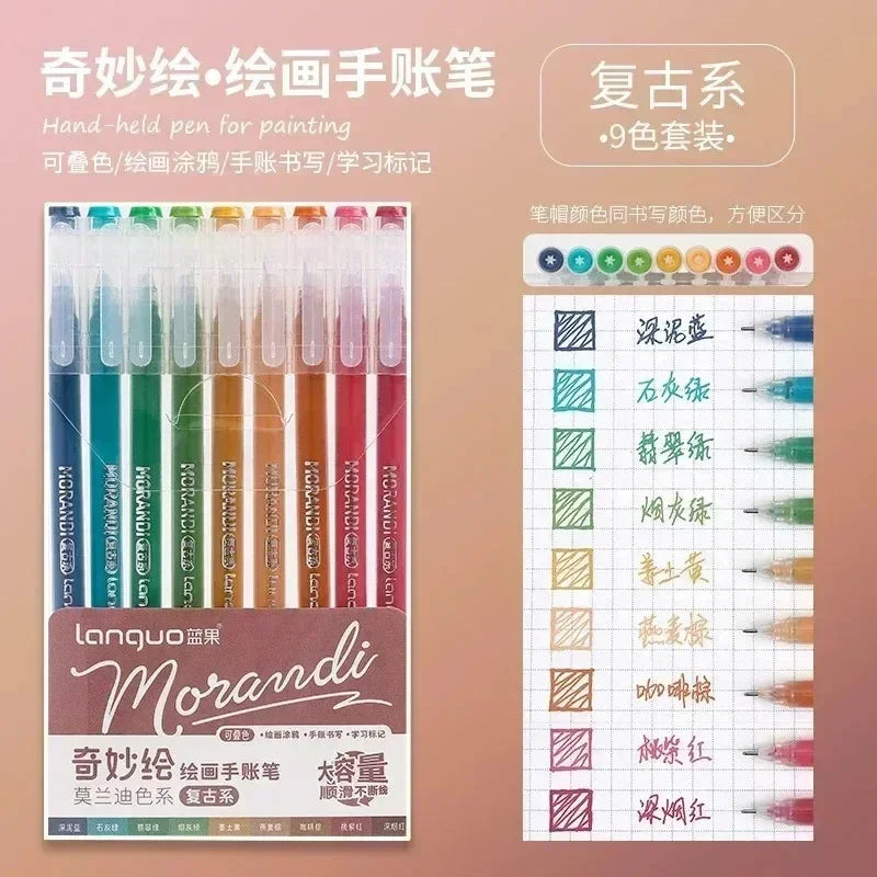 3D Embossed Acrylic Gel Pens - 6/144 Color Options