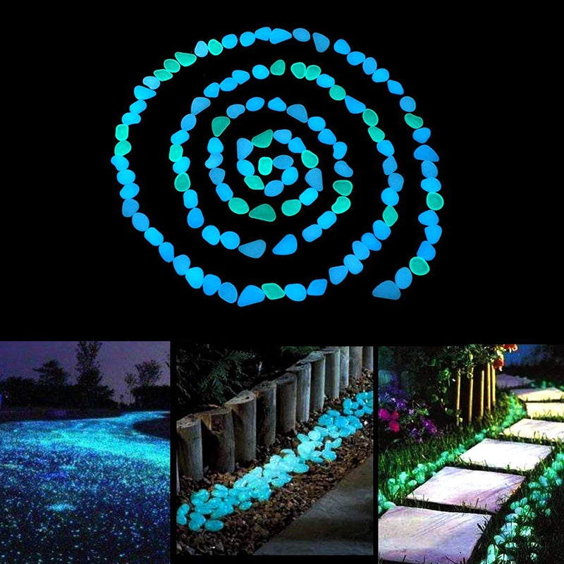 Luminous Garden Pebbles - 500 Pack