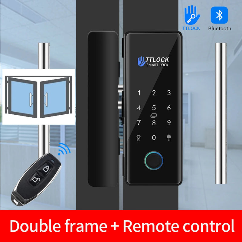 Cerradura Inteligente TTLOCK Biométrica para Puertas de Vidrio y Madera