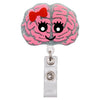Glitter Retractable Badge Reel for ID Cards