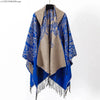 Men's Vintage Fringe Cape Coat