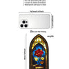 Acrylic Rose Gothic Arch Bookend for Bookshelf Decor