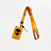 Retro Tape Design Lanyard with Card Holder