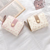 Cute Cat Face PU Leather Coin Purse with Wrist Strap