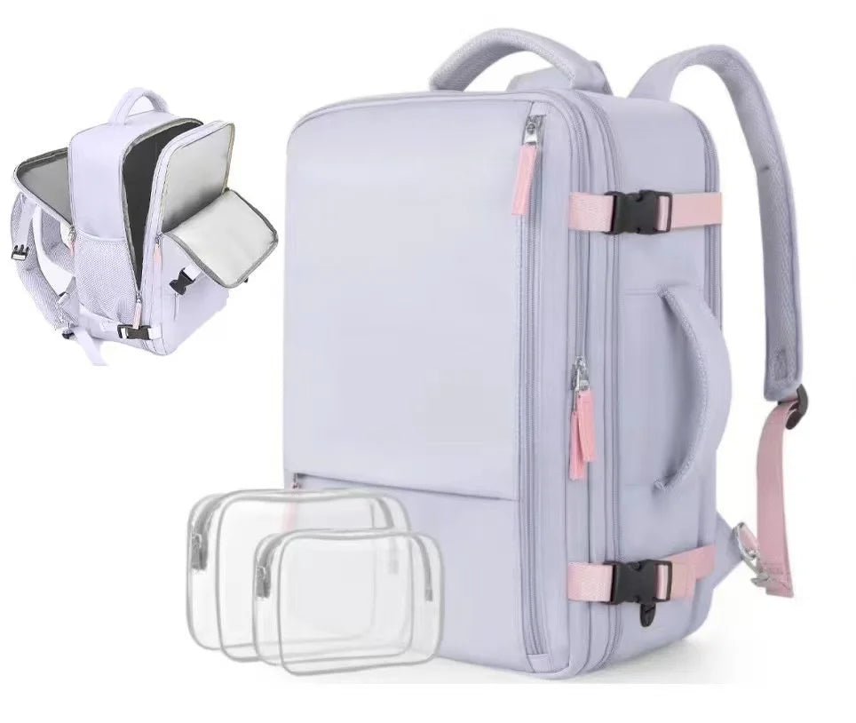 Large-Capacity Travel Laptop Backpack for Men and Women