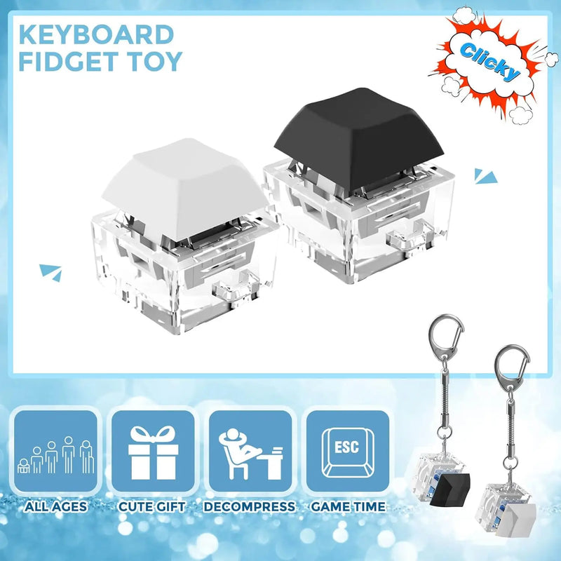 Llavero Teclado Mini Antiestrés