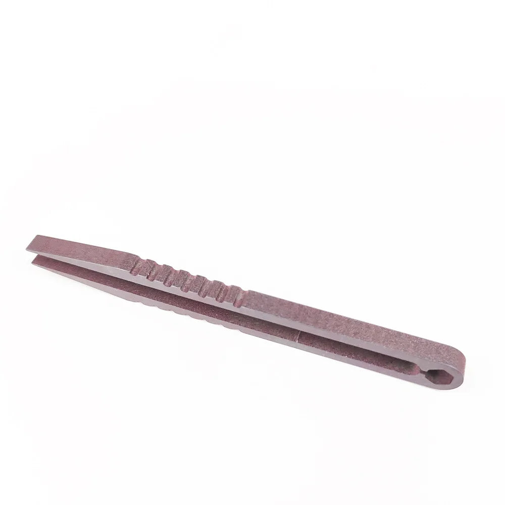 Titanium Clip Tweezers with Pocket Clip