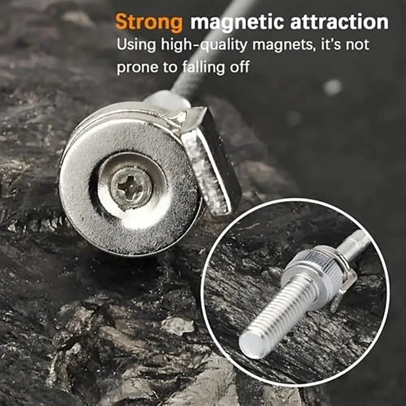 Magnetic Oil Drain Plug Remover with Flexible Handle