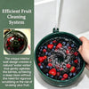 Self-Spinning Fruit & Vegetable Washer Bowl with Drain Holes