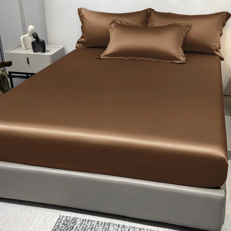 Luxury Satin Fitted Bed Sheet