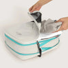 Compression Packing Cubes Set with Expandable Travel Organizers