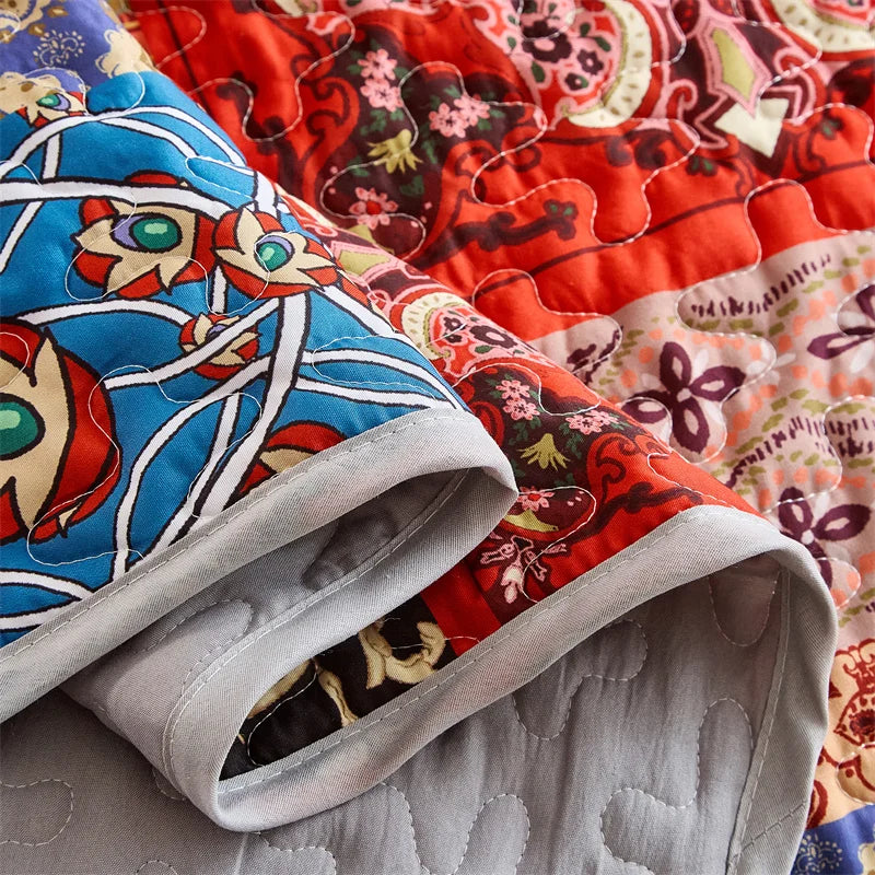 Quilted Bedspread Set with Matching Pillowcases