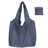 Foldable Nylon Reusable Shopping Bag with Floral Print