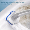 Disposable Toilet Brush Set with Replaceable Heads