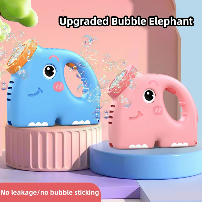 Máquina de Burbujas con Forma de Elefante y Luces LED