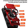Rotating Magnetic Ring Phone Case with Kickstand for iPhone