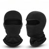 A pair of black windproof full face balaclavas shown against a white background.