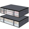 Under Bed Storage Containers with Clear Window (3-Pack)