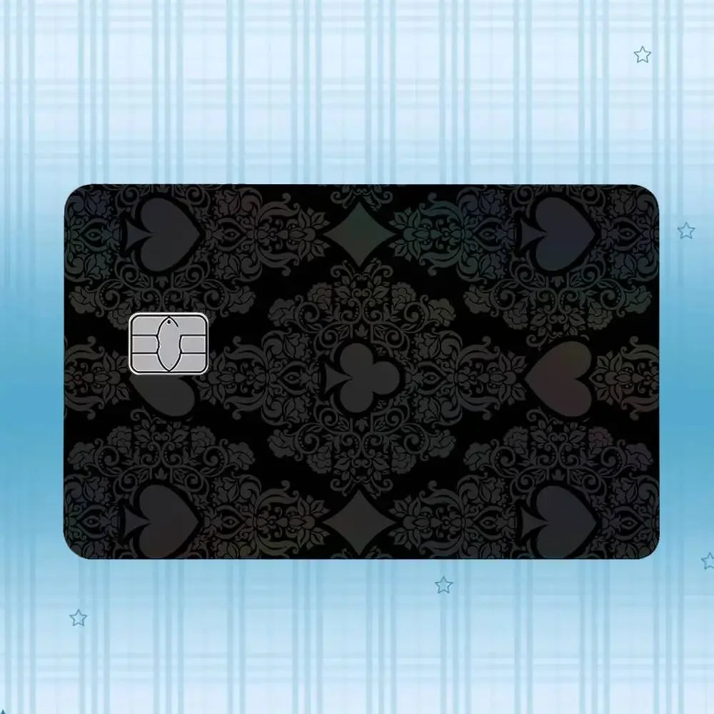 Holographic Card Skin Stickers (4-Pack) – Waterproof, Scratch-Resistant
