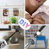 A collection of round neodymium disc magnets used for crafts, DIY projects, and organization.