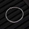Iced-Out Cubic Zirconia Tennis Bracelet