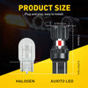 Red LED Brake and Tail Light Bulbs with Dual Brightness Modes