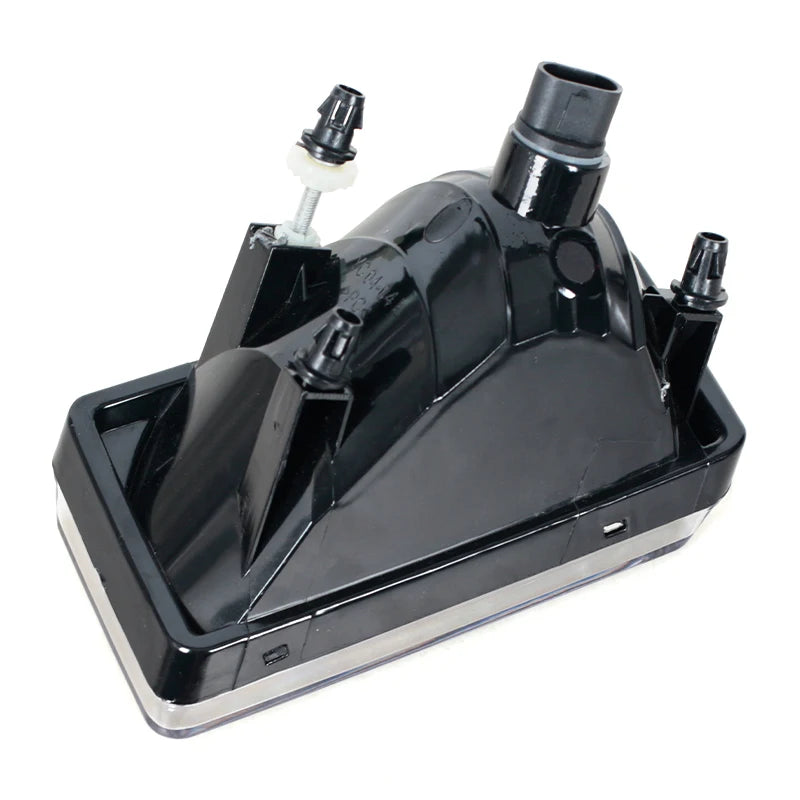 Black direct-fit fog light assembly for Chevy Silverado, Tahoe, Suburban, and Avalanche.