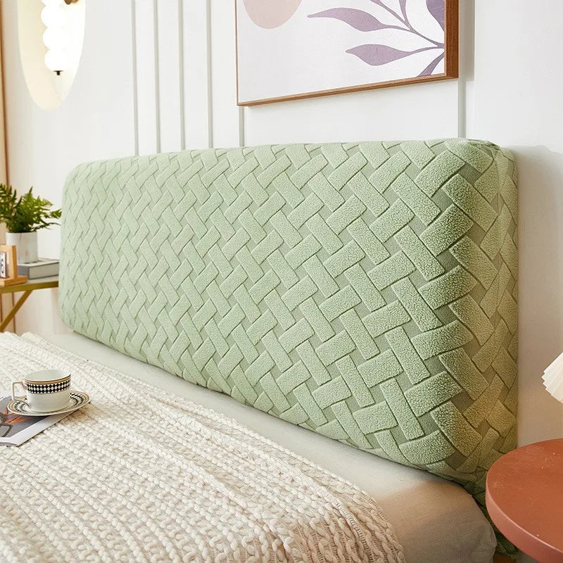 Stretchable Solid Color Headboard Cover Protector