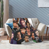 Manta de Polar con Collage de Fotos Personalizado