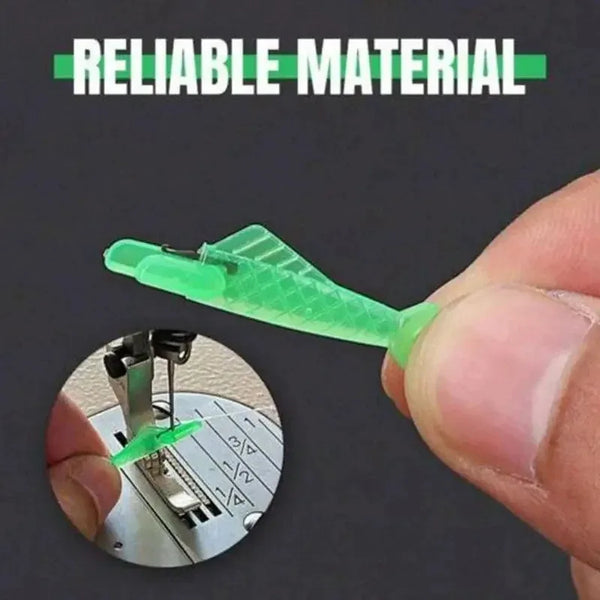 Compact Needle Threader for Hand and Machine Sewing