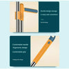 Adjustable Broom and Dustpan Set with Self-Cleaning Comb