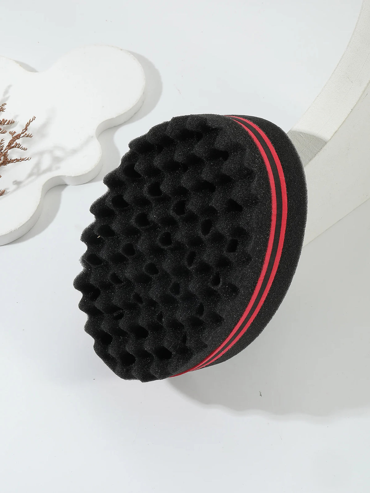 Professional Curl Defining Sponge Brush for Natural Hair