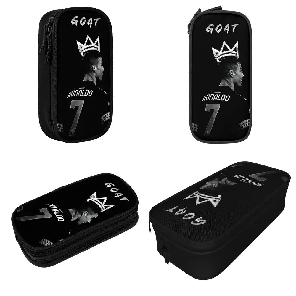 Soccer Star Pen Case – Large-Capacity Pencil Pouch