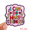 Encouraging Embroidered Iron-On Patches for Jackets, Jeans & Bags