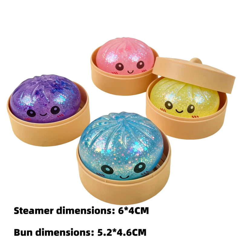 Steamed Bun Stress Relief Squishy Toy