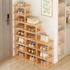 Vertical Bamboo Shoe Rack