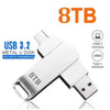 High-Speed USB 3.2 Flash Drive with Dual Type-C & USB Connectors
