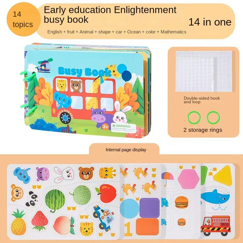 Montessori Busy Book for Toddlers