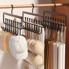 Wall-Mounted Metal Coat Rack with 8 Hooks