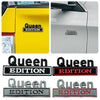 3D Metal "Queen" Emblem Sticker