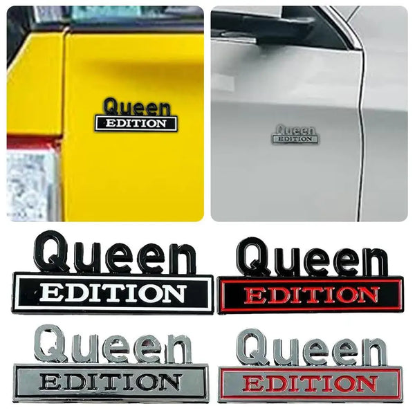3D-Metall "Queen"-Emblem-Aufkleber