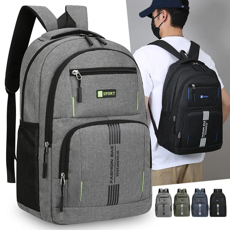 Versatile Commuter Backpack for Men – Lightweight with 15" Laptop Compartment