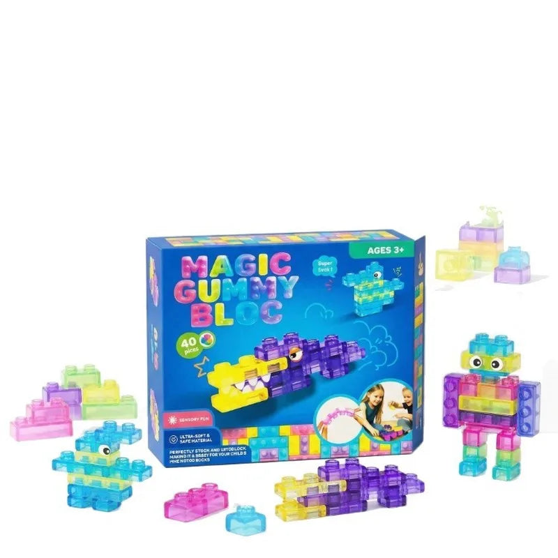 Squishy Jelly Building Blocks - Sensory Blind Box Toys