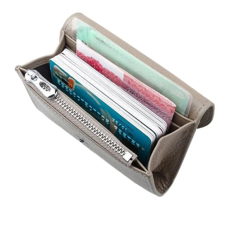 Slim Faux Leather Wallet