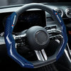Carbon Fiber Texture Steering Wheel Cover - Anti-Slip & Comfortable Grip