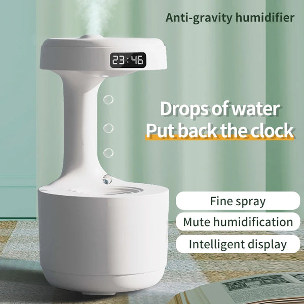 Levitating Air Humidifier with LED Night Light