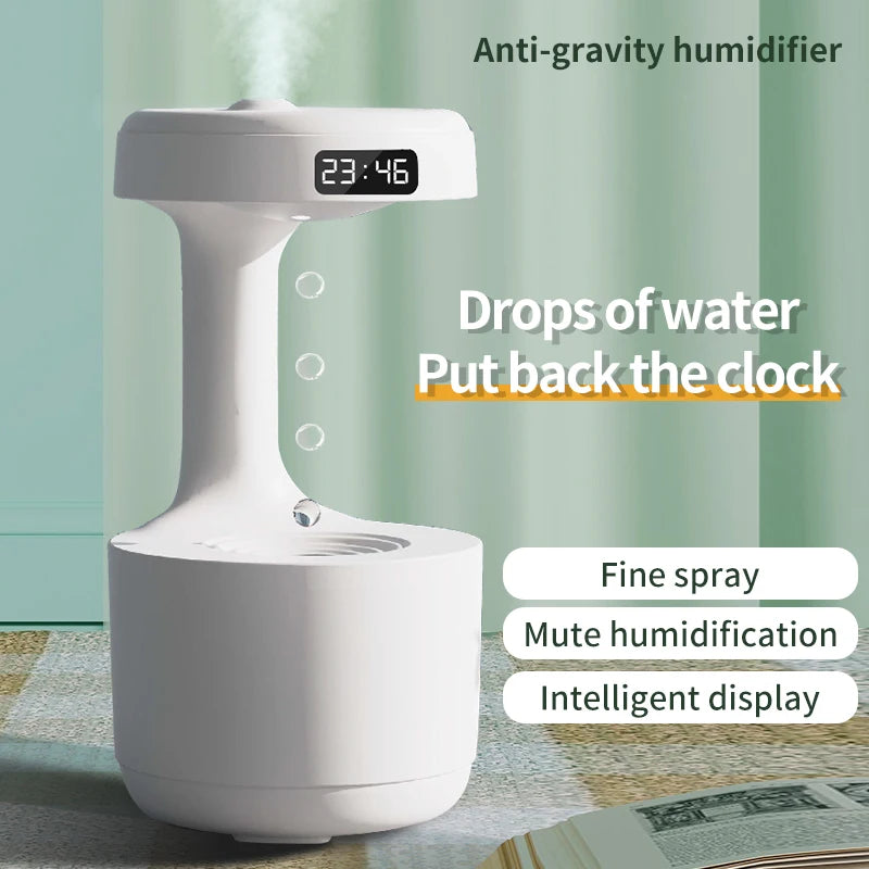 Levitating Air Humidifier with LED Night Light