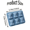 Mini Highland Cow Silicone Ice Cube Mold