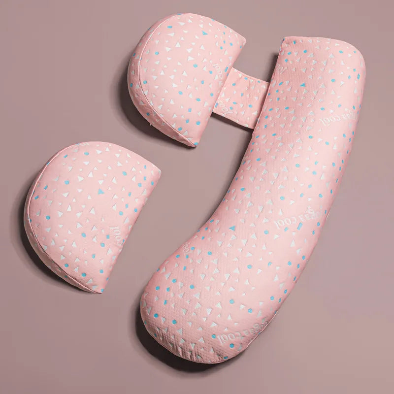 U-Shaped Maternity Pillow for Sleeping and Nursing Support